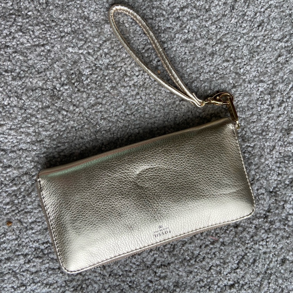 Fossil Zip Around Wristlet
